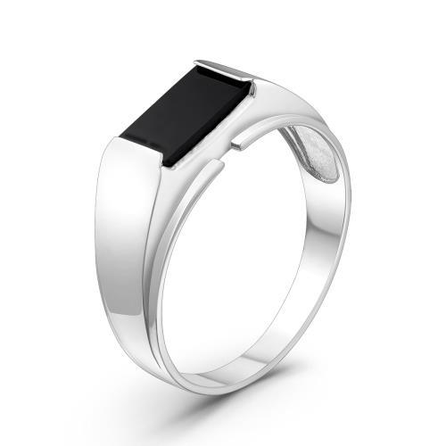 Кольцо печатка Серебро России,  серебро 925 проба, вставка оникс