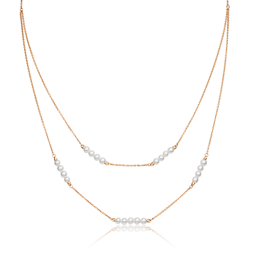 Колье Platina Jewellery, красное золото 585 проба