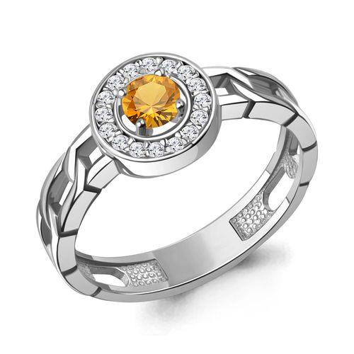Кольцо декоративное Aquamarine,  серебро 925 проба, вставка фианит (Aquamarine, Россия)