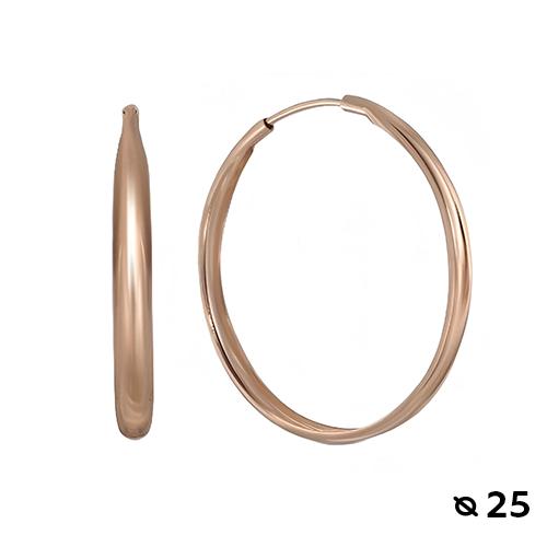 Серьги конго, красное золото 585 проба (Беларусь) — от 1358.74 руб. в сети магазинов 7 карат забронировать в магазине Серьги конго, красное золото 585 проба