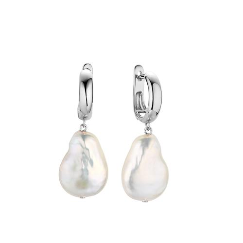 Серьги длинные Fresh Jewellery,  серебро 925 проба, вставка жемчуг (Fresh Jewellery, Россия)