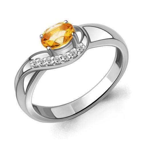 Кольцо декоративное Aquamarine,  серебро 925 проба, вставка фианит (Aquamarine, Россия)
