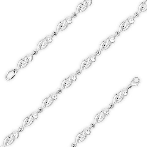 Браслет ролекс Efremov,  серебро 925 проба, вставка фианит (Efremov, Россия)