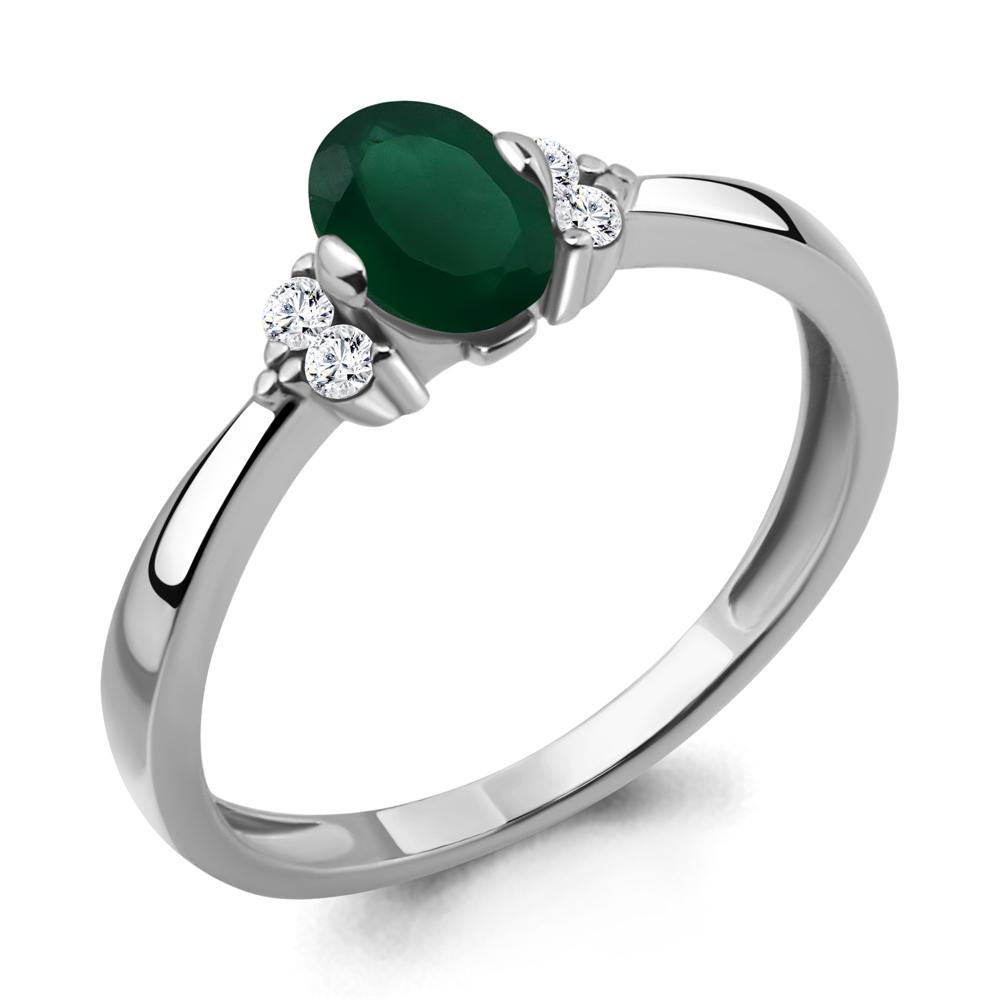 Кольцо декоративное Aquamarine,  серебро 925 проба, вставка фианит (Aquamarine, Россия)