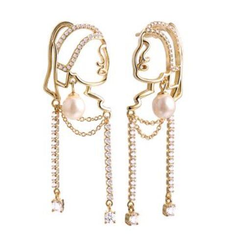 Серьги с английским замком Fresh Jewellery,  серебро 925 проба, вставка жемчуг (Fresh Jewellery, Россия)