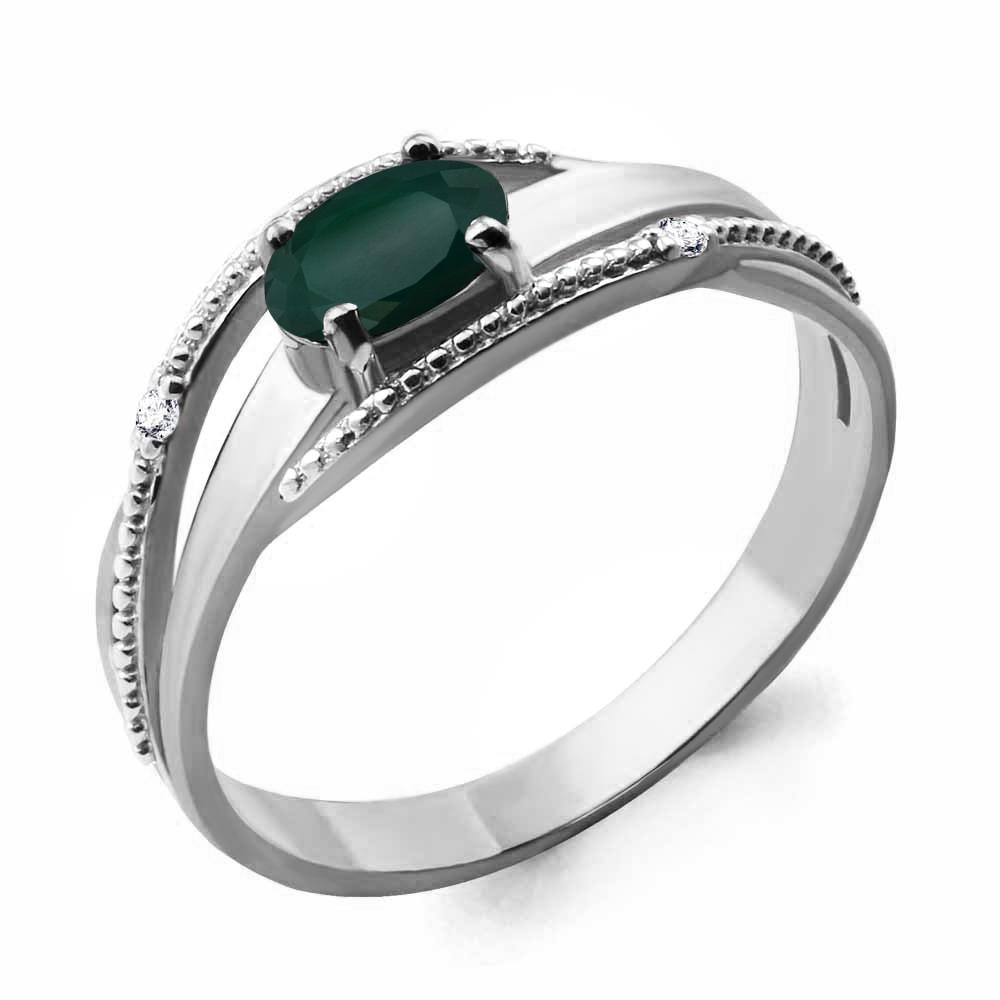 Кольцо декоративное Aquamarine,  серебро 925 проба, вставка фианит (Aquamarine, Россия)
