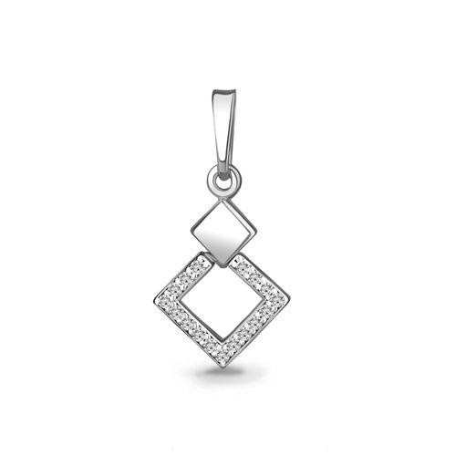 Подвеска декоративная Aquamarine,  серебро 925 проба, вставка фианит