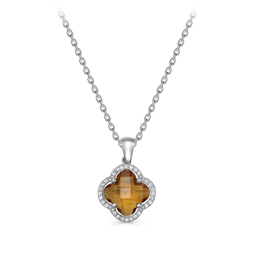 Колье KABAROVSKY,  серебро 925 проба, вставка алпанит