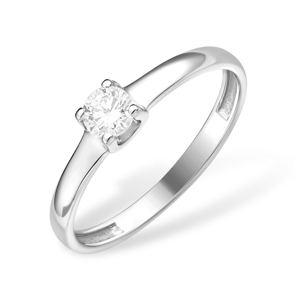 Кольцо помолвочное 7 Карат, белое серебро 925 проба, вставка фианит (7 Карат, Беларусь)