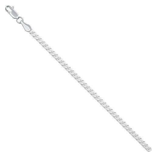 Браслет классический Красцветмет, плетение "Панцирное",  серебро 925 проба