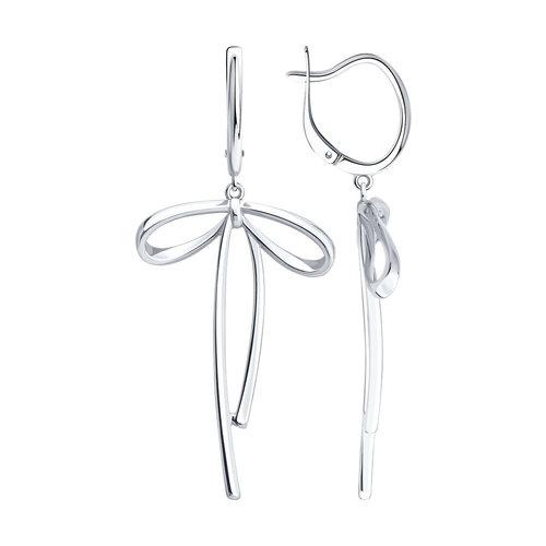 Серьги длинные SOKOLOV,  серебро 925 проба (SOKOLOV, Россия)