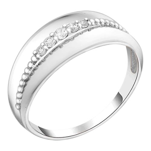 Кольцо декоративное BIRYUZA,  серебро 925 проба, вставка цирконий (BIRYUZA, Россия)