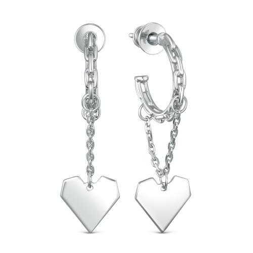 Серьги длинные Серебро России,  серебро 925 проба (Серебро России, Россия)