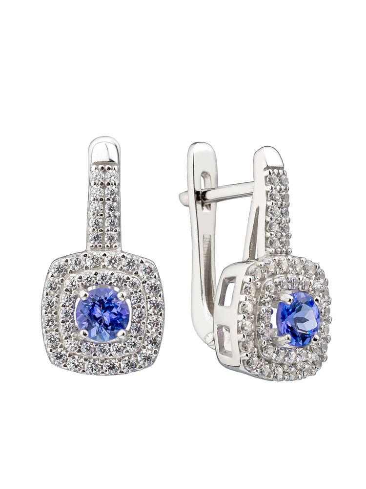 Серьги с английским замком СБ Золото,  серебро 925 проба (СБ Золото, Россия)