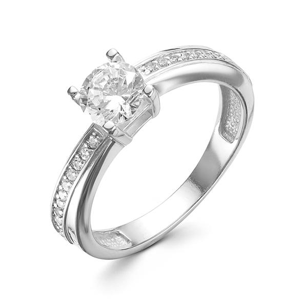 Кольцо помолвочное Zlato,  серебро 925 проба, вставка фианит (Zlato, Россия)