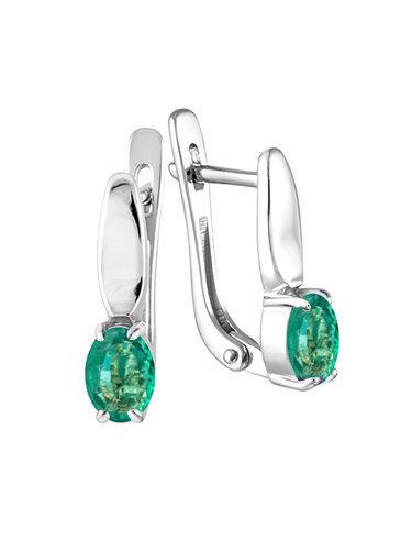 Серьги с английским замком СБ Золото,  серебро 925 проба (СБ Золото, Россия)