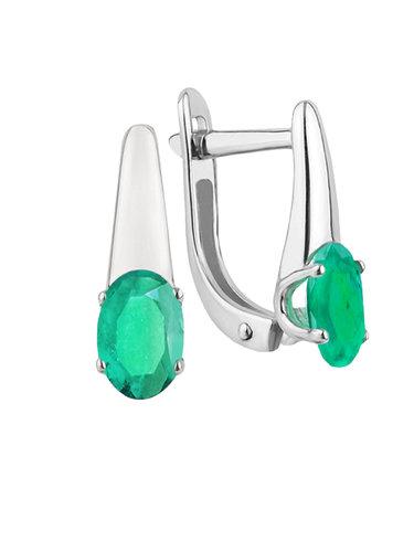 Серьги с английским замком СБ Золото,  серебро 925 проба (СБ Золото, Россия)