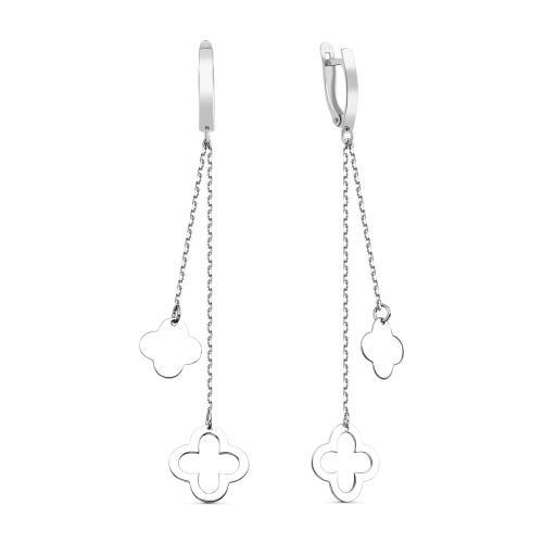 Серьги длинные Серебро России,  серебро 925 проба (Серебро России, Россия)