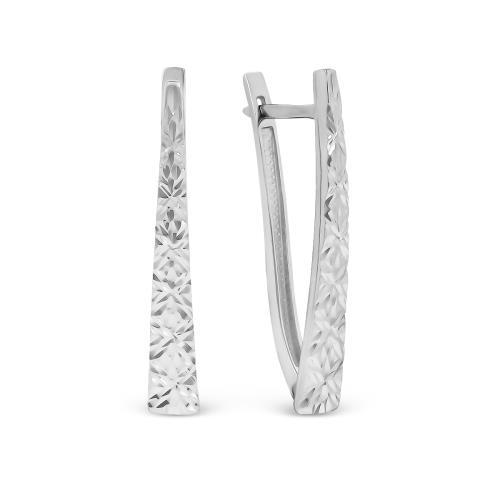 Серьги длинные Серебро России,  серебро 925 проба (Серебро России, Россия)