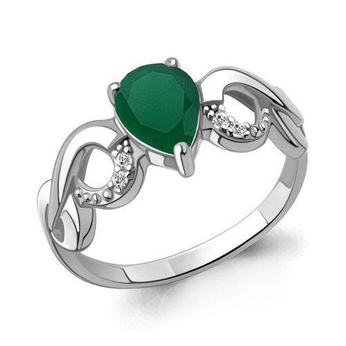Кольцо декоративное Aquamarine,  серебро 925 проба, вставка фианит (Aquamarine, Россия)