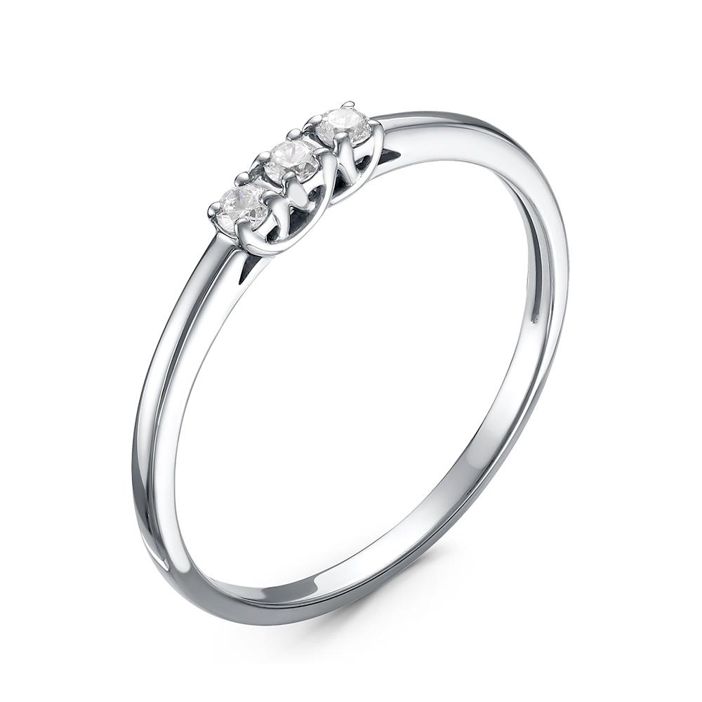 Кольцо декоративное Diamond Union, белое золото 585 проба, вставка бриллиант (Diamond Union, Россия)
