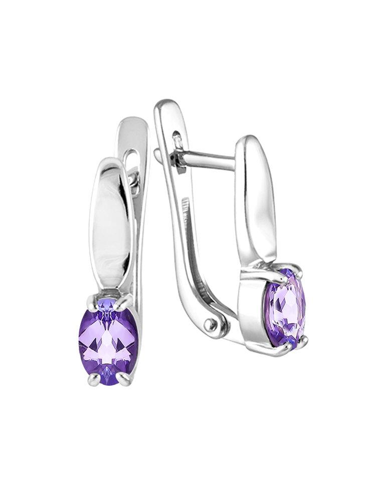 Серьги с английским замком СБ Золото,  серебро 925 проба (СБ Золото, Россия)