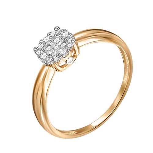 Кольцо помолвочное 7 Карат, красное золото 585 проба, вставка бриллиант (7 Карат, Беларусь)