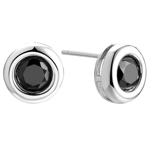 Серьги пусеты,  серебро 925 проба, вставка фианит (Россия)