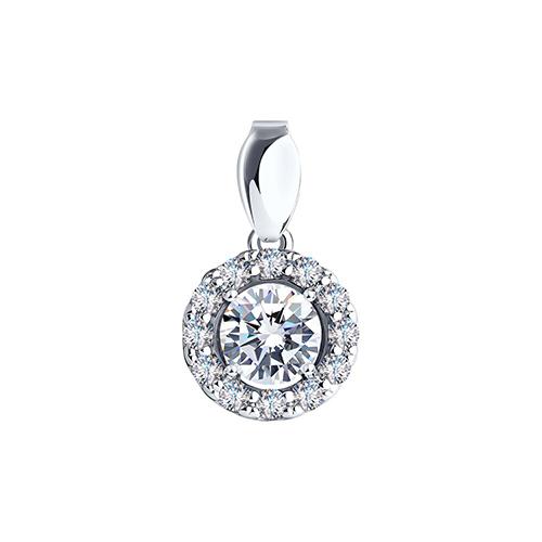 Подвеска декоративная Sokolov и Diamant,  серебро 925 проба, вставка фианит (Sokolov и Diamant, Россия)