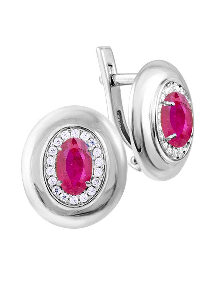 Серьги с английским замком СБ Золото,  серебро 925 проба (СБ Золото, Россия)