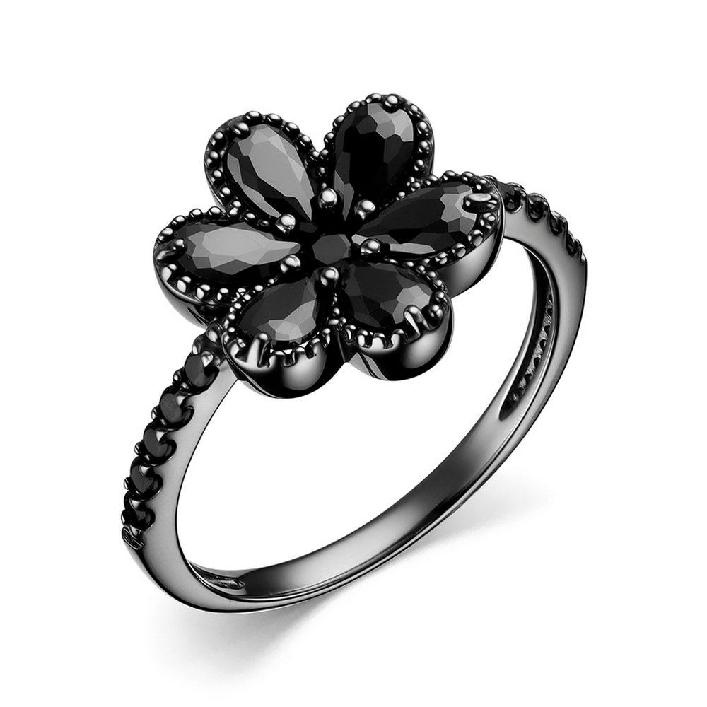 Кольцо декоративное,  серебро 925 проба, вставка фианит (Россия)