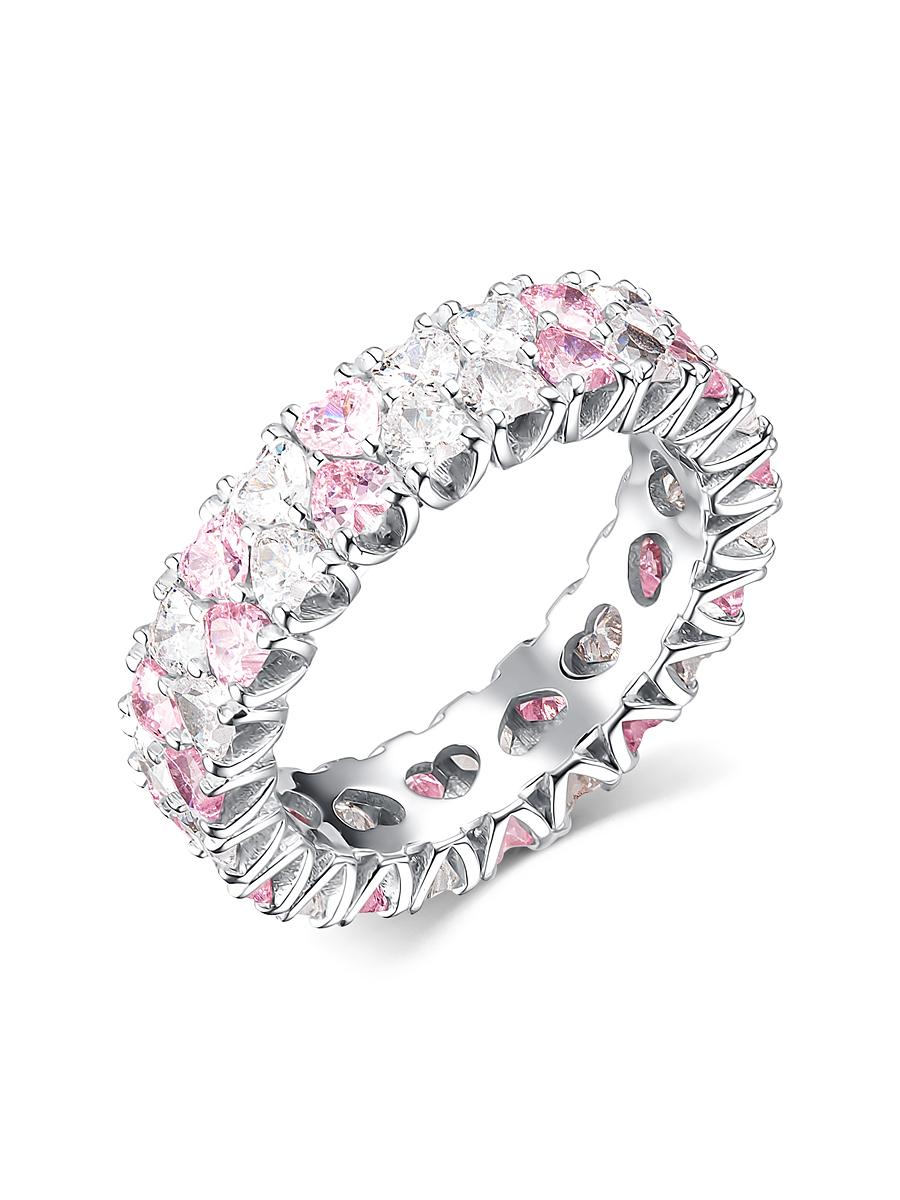 Кольцо декоративное,  серебро 925 проба, вставка фианит (Россия)