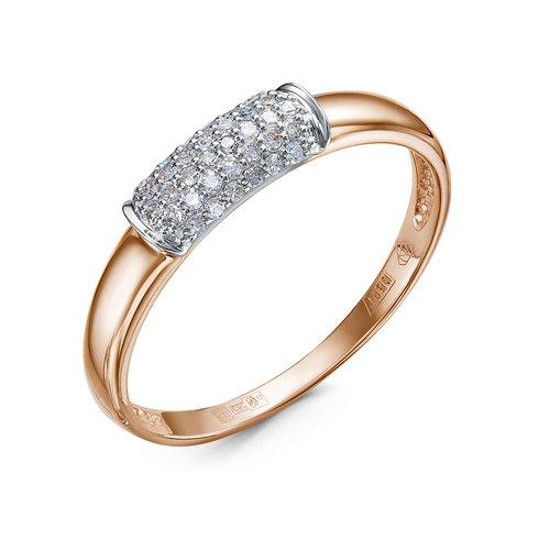 Кольцо декоративное RoseGrace, красное золото 585 проба, вставка бриллиант (RoseGrace, Россия)