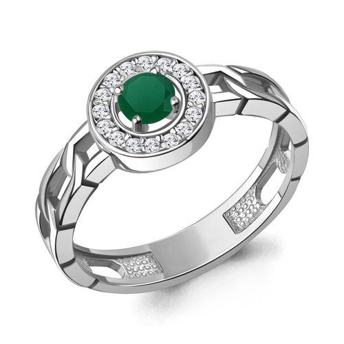 Кольцо декоративное Aquamarine,  серебро 925 проба, вставка фианит (Aquamarine, Россия)