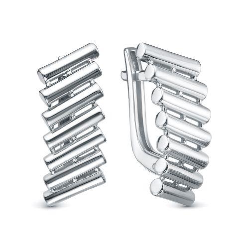 Серьги с английским замком Berger,  серебро 925 проба (Berger, Россия)