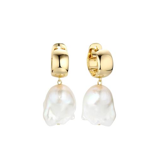 Серьги длинные Fresh Jewellery,  серебро 925 проба, вставка жемчуг (Fresh Jewellery, Россия)