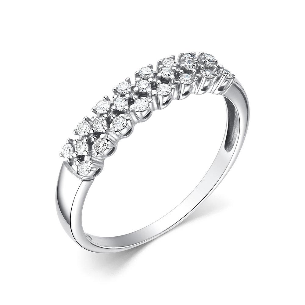 Кольцо дорожка Bellissima, белое золото 585 проба, вставка бриллиант (Bellissima, Россия)