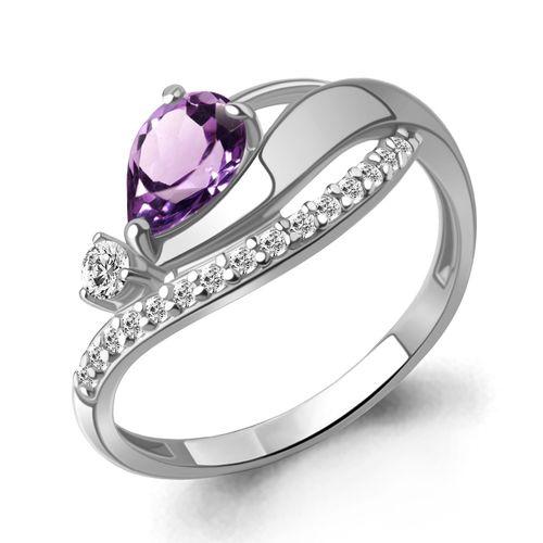 Кольцо декоративное Aquamarine,  серебро 925 проба, вставка фианит (Aquamarine, Россия)