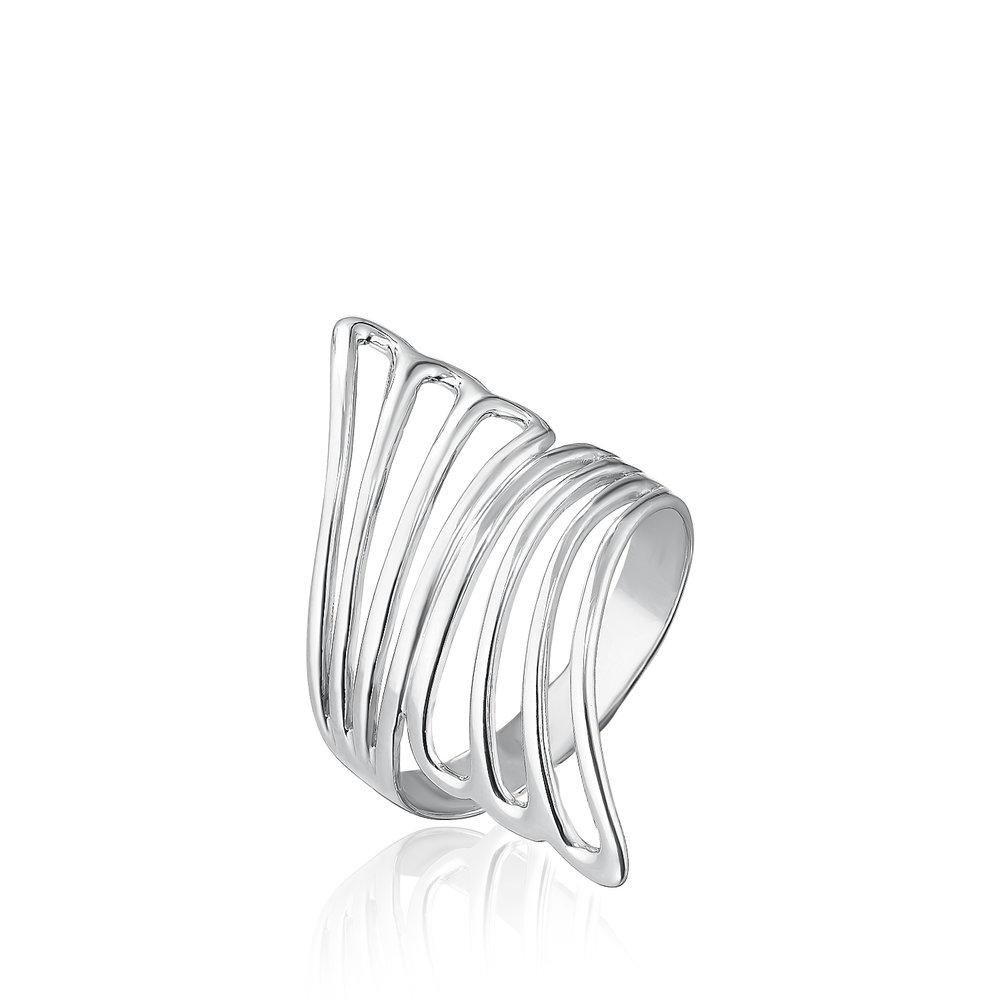 Кольцо декоративное,  серебро 925 проба (Россия)