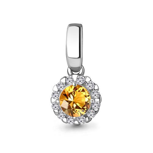 Подвеска декоративная Aquamarine,  серебро 925 проба, вставка фианит (Aquamarine, Россия)