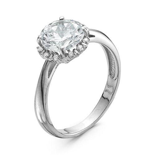 Кольцо декоративное Zlato,  серебро 925 проба, вставка фианит (Zlato, Россия)