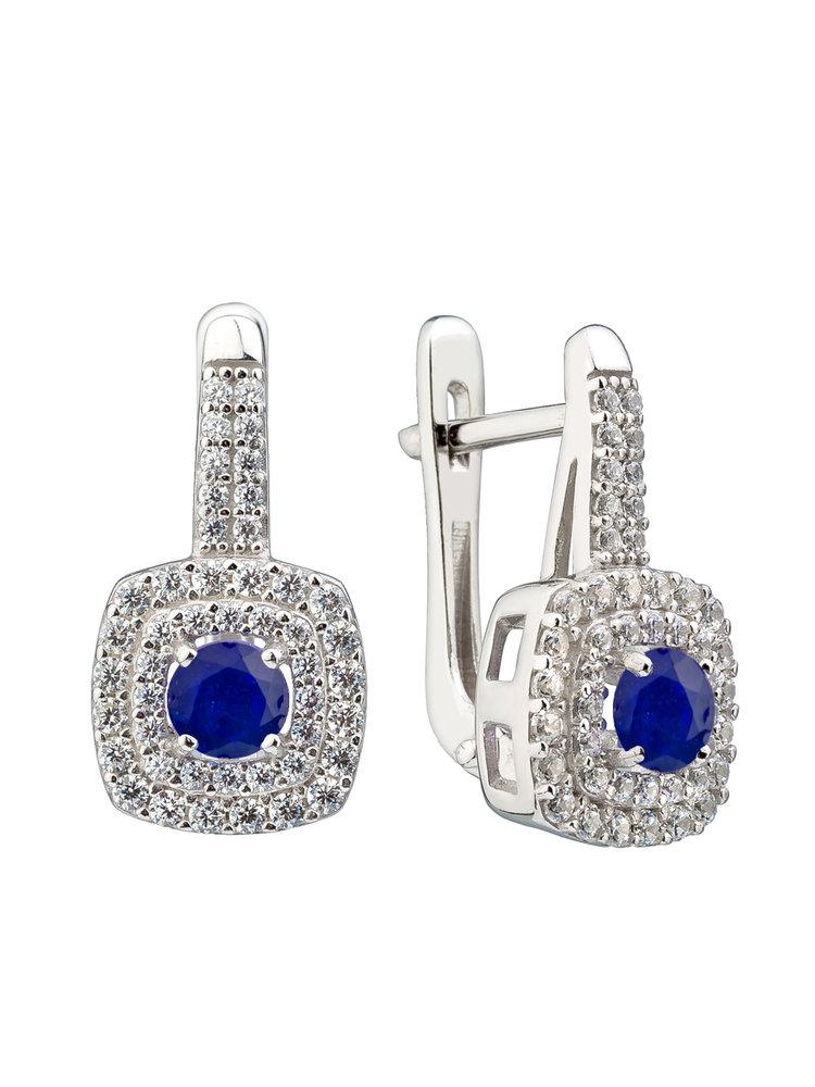 Серьги с английским замком СБ Золото,  серебро 925 проба (СБ Золото, Россия)