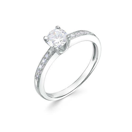 Кольцо помолвочное Zlato,  серебро 925 проба, вставка фианит (Zlato, Россия)