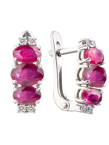 Серьги с английским замком СБ Золото,  серебро 925 проба (СБ Золото, Россия)