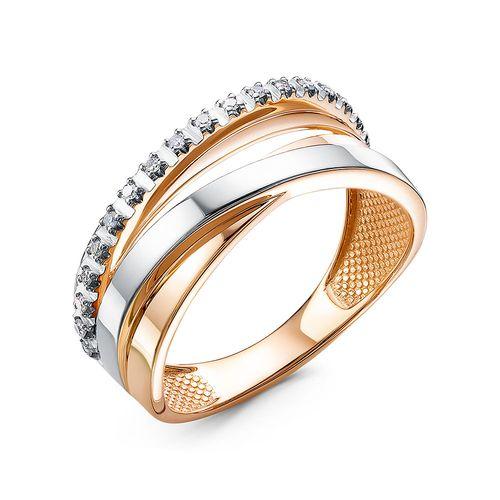 Кольцо декоративное RoseGrace, красное золото 585 проба, вставка бриллиант (RoseGrace, Россия)