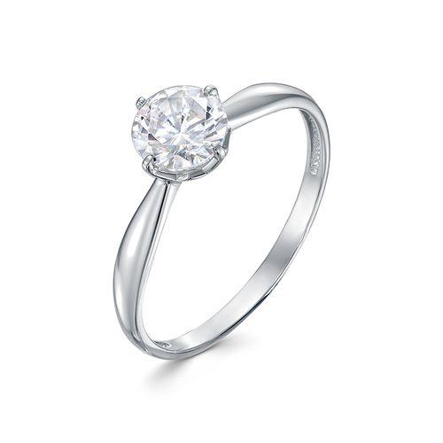 Кольцо помолвочное Zlato,  серебро 925 проба, вставка фианит (Zlato, Россия)