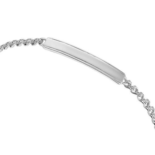 Браслет классический, плетение "",  серебро 925 проба