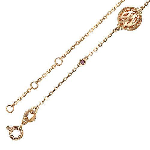 Браслет на ногу 7 Карат, красное золото 585 проба, вставка фианит (7 Карат, Беларусь) — от 1090.40 руб. в сети магазинов 7 карат забронировать в магазине Браслет на ногу 7 Карат, красное золото 585 проба, вставка фианит