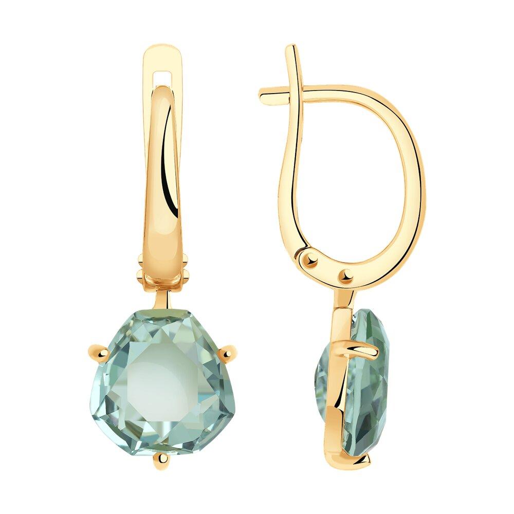 Серьги длинные, красное золото 585 проба, вставка аметист (Россия) — от 2037.42 руб. в сети магазинов 7 карат забронировать в магазине Серьги длинные, красное золото 585 проба, вставка аметист (Россия)