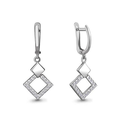 Серьги длинные Aquamarine, серебро 925 проба, вставка фианит (Aquamarine, Россия) — от 133.25 руб. в сети магазинов 7 карат забронировать в магазине Серьги длинные Aquamarine, серебро 925 проба, вставка фианит (Aquamarine, Россия)